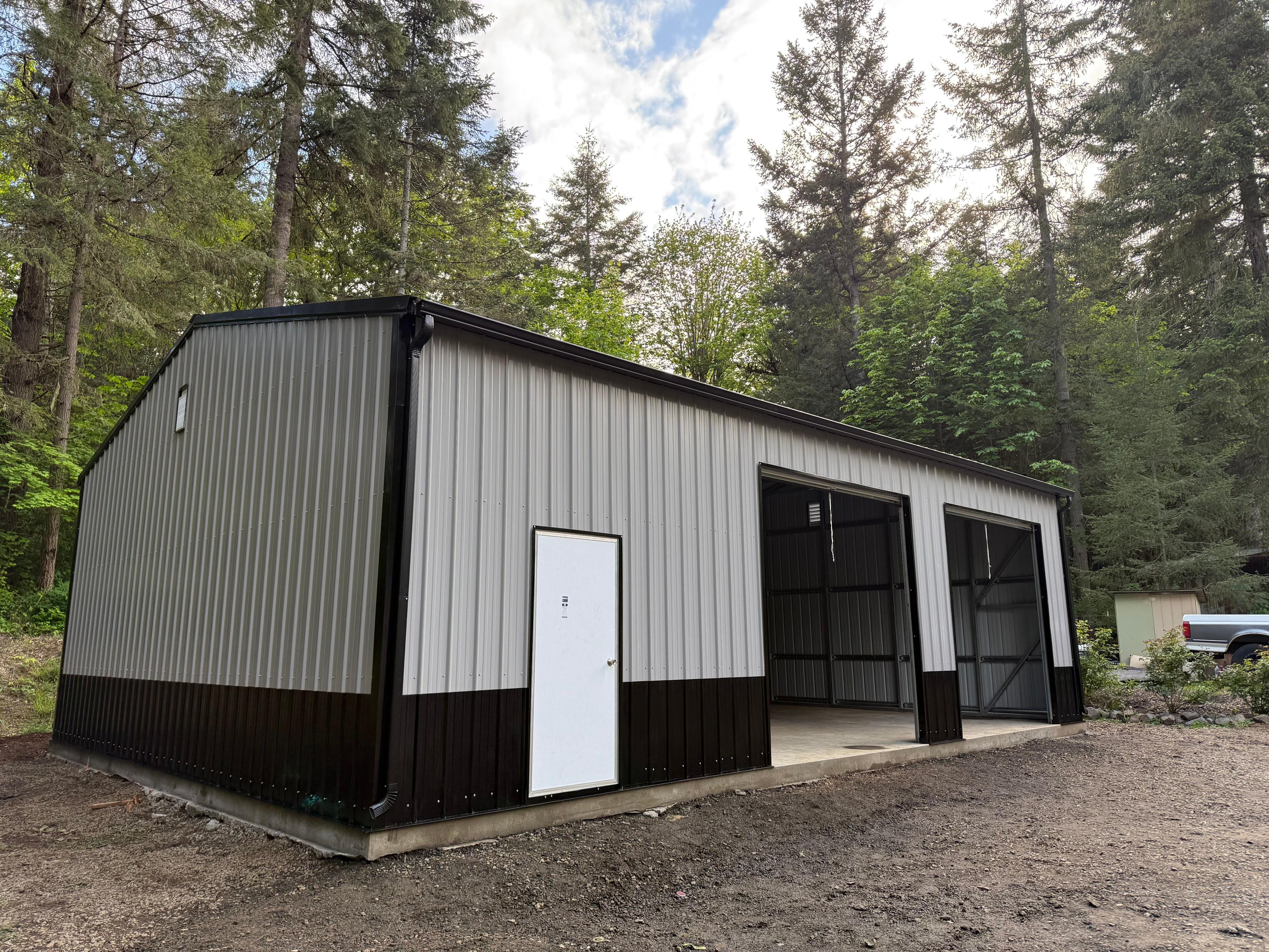 48x40 workshop garage exterior